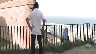 Group sex in public place with camera recording everything