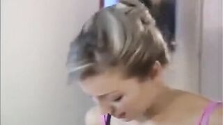 Babe was fucked by two guys because of her great skills