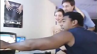 Babe was fucked by two guys because of her great skills