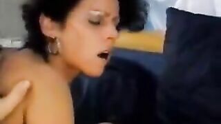 Hot sex of old grandmas in group orgy, featuring intense fisting and DP action