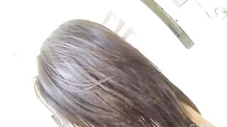First-person sex with a young brunette, showcasing passionate encounters on the bed