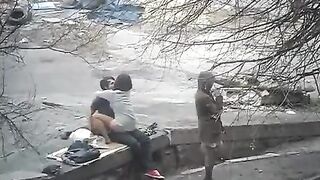The guy captured intimate moments with a stranger on the street - 18+