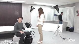 Asian girl loses her innocence at the casting, a hundred per cent innocent