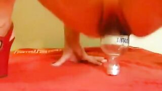 Bottles and dildos of all sizes are not enough to satisfy this appetite