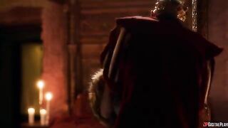 The owner of all the pods of Westeros, showcasing passionate cosplay action