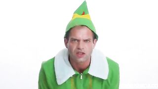 An elf comes in and fucks with the guys