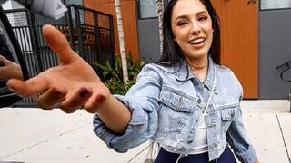 A guy fucked Selena, a girl for money, hard