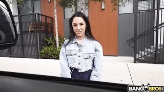 A guy fucked Selena, a girl for money, hard