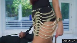 A big black cock is a good security for a girl