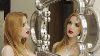 Scene 01 of an introspective threesome experience with passionate redheads