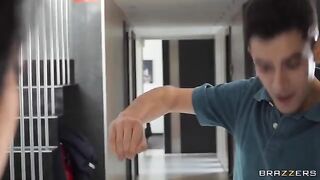 Latina gets her pussy pounded by an imaginary fuck friend