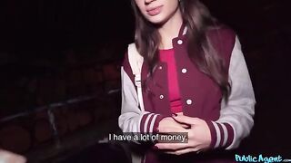 A French girl agreed to have sex for money on the street