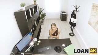 An interview video recording with intense action on the table