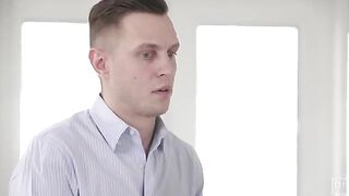 A man fucked his girlfriend's mom, who had a huge beautiful ass