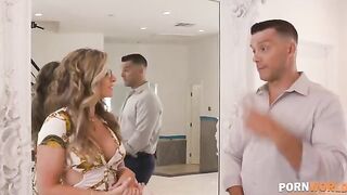 Blonde busty MILF Cory Chase gets her asshole gapped by a horny real estate agent