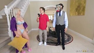 The husband watched as his wife was fucked by a stranger, embodying the spirit of куколд