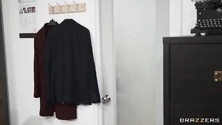 A college girl sneaks into a glory hole to get fucked by strangers