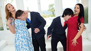 The stepson watched the series with his stepmother and then he fucked her