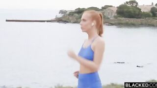 The winner of the contest is having fun with a girl in the pool