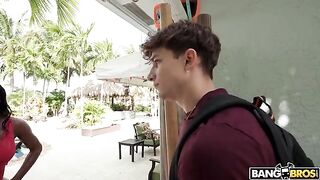 The stepson saw the series with his stepmother and then fucked her