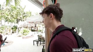 The stepson saw the series with his stepmother and then fucked her