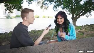 No persuasion was needed for the girl to have sex in the car