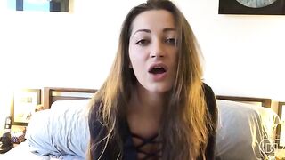 My filthy fantasy of dirty talk with Dani Daniels watching you jerk off and cum on me
