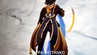 Cosplayer Xiao gets fucked by Zhongli in a steamy encounter