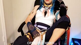 Cosplayer Xiao gets fucked by Zhongli in a steamy encounter