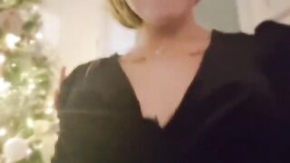 A cute French girl serves her boyfriend and ends up as dessert