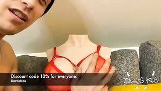 Sex casting with a new Tantaly sex doll named Aurora