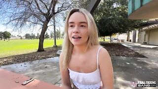 The girl is ready to do anything for the sake of sex with a guy