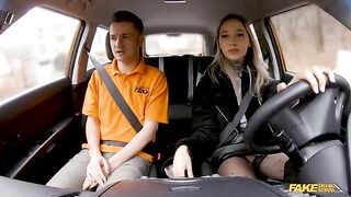 She considered the exam passed and became a prostitute in the car