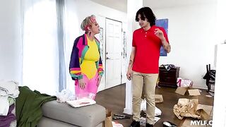 The guy broke off his ass during the match and had to agree to improper sex