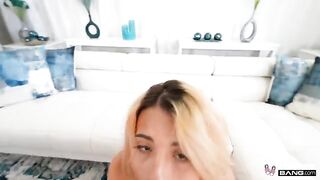 A nice man penetrated the juicy pussy of a pretty girl