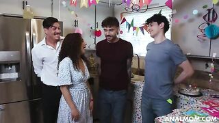 Mom threw an anal party for her friend’s son
