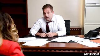 Milfs are having fun in the office, secretaries too