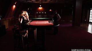 Romantic sex in the dark with two girls