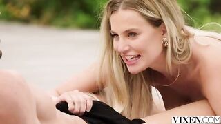 A charming girl is showing her graceful moves in a vulgar world