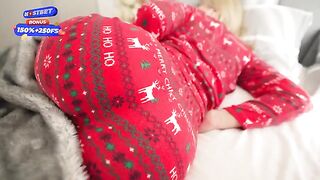 The stepmom received a present from her stepson for Christmas