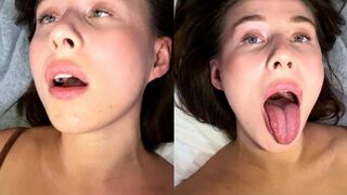 Fisting my pussy with fingers and making a cum facial