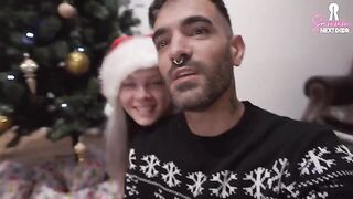 The best way to spend Christmas with a hot teen and rough sex