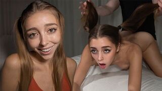 A girl was treated rudely by her roommate in a heated encounter