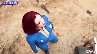 Cosplay slut gets her pussy destroyed by a huge cock
