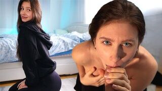 He called her for training and rewarded with his cock