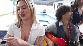 Is it possible to do blowjob without passion at a party?