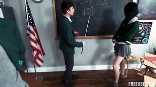 The actor was booed by the audience for his bad performance, so he had to fuck with nimphomaniacs