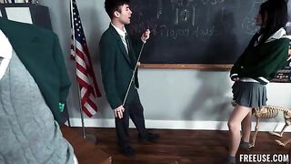 The actor was booed by the audience for his bad performance, so he had to fuck with nimphomaniacs