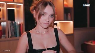 A cute couple has a conversation about seeing each other in the future
