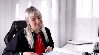 The girl smells bad, not like a princess, only sex